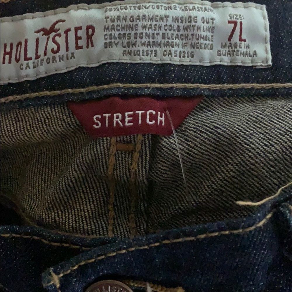 Hollister Laguna Jeans Size 7 Long 34" Inseam - Picture 7 of 8